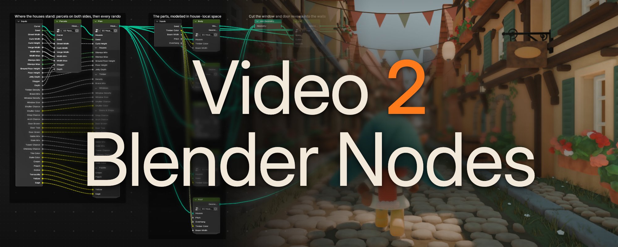 Video 2 Blender Nodes: Turning Reference Videos into Editable Node Systems